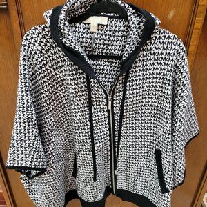 Michael Kors hooded cape - size s/m